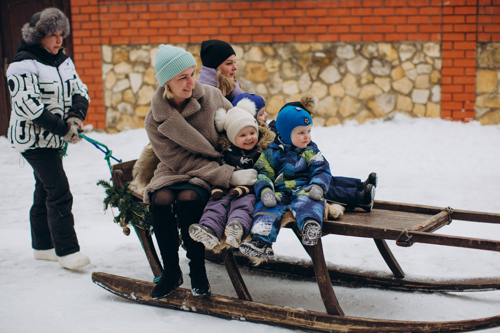 Мостик детский сад: зима 2021, Олени