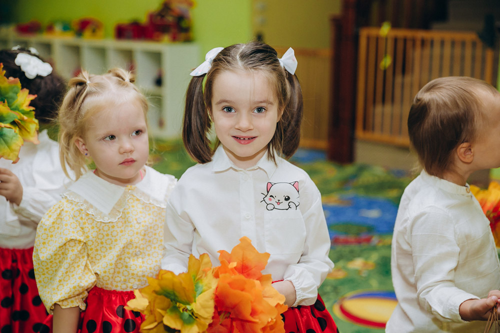 Праздник осени Младшая группа в частном детском саду рядом с Подольском