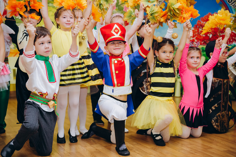 Праздник осени, Старшая и подготовительная группы, в частном детском саду рядом с Подольском