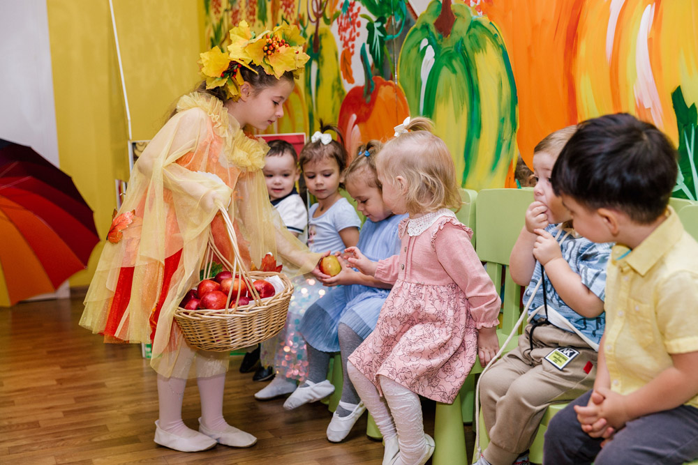 Праздник осени, младшая группа, частный детский сад Подольск