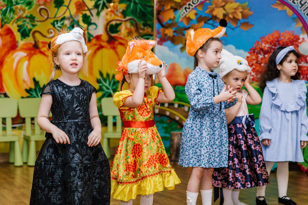 Праздник осени, средняя группа, частный детский сад Подольск