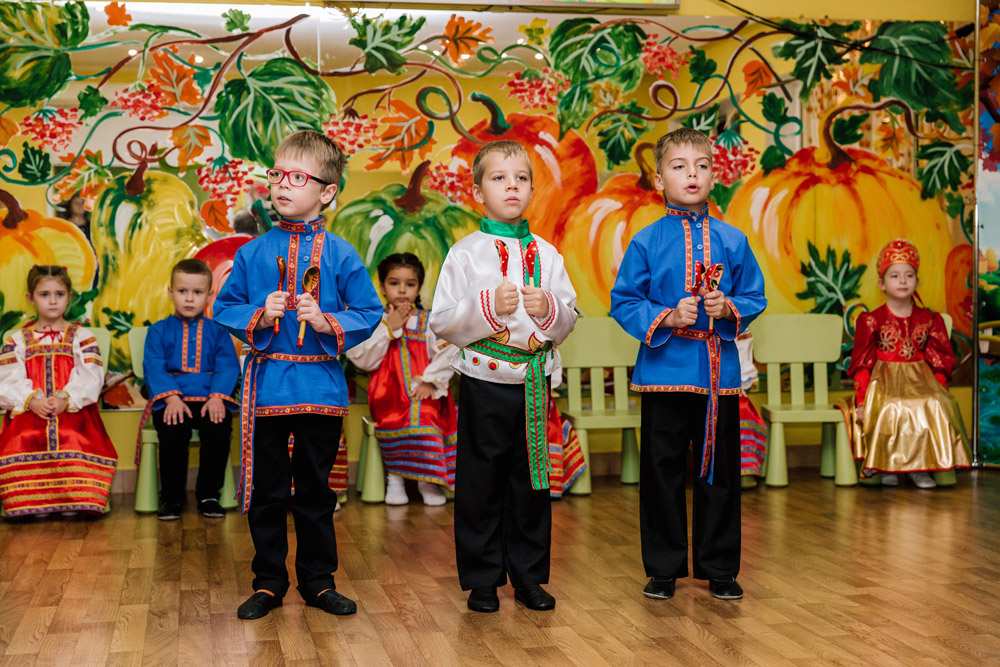 Праздник осени, подготовительная группа, частный детский сад Подольск